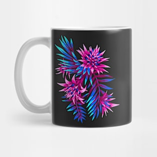 Fasciata Tropical Floral - Dark Blue/Pink Mug